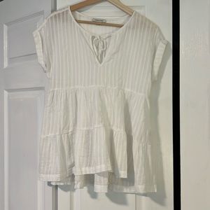 AMERICAN EAGLE white babydoll top
